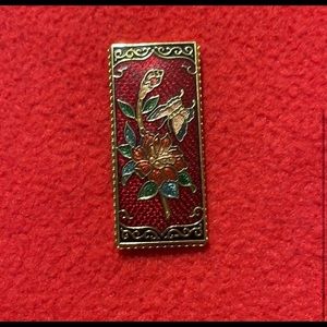 Vintage Cloisonné Money Clip